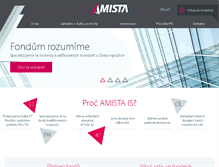 Tablet Screenshot of amista.cz